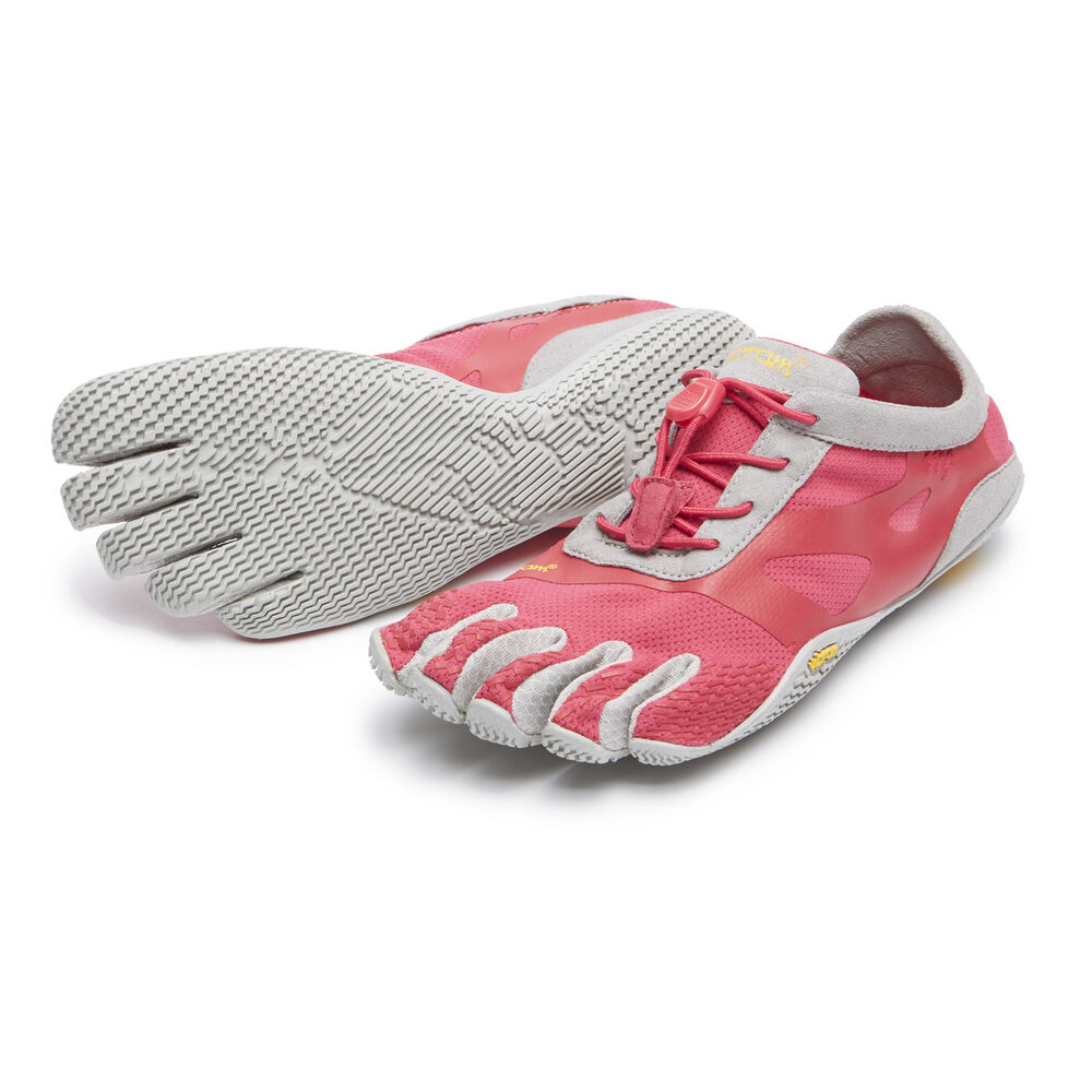 Vibram Fivefingers KSO EVO Turnschuhe Damen Rosa/Grau Sale 7934152-GA
